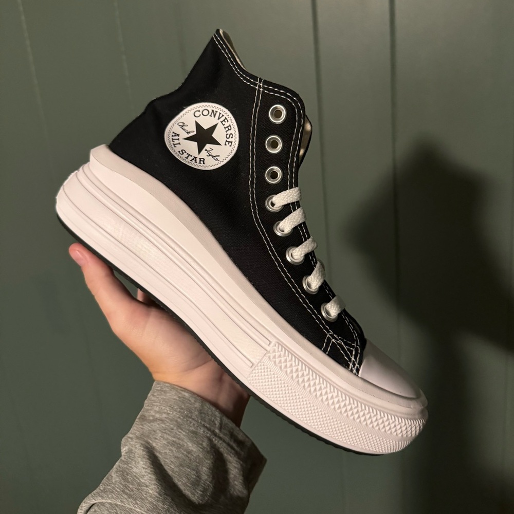 Brand New Converse Chuck Taylor All Star Move Platform - Black